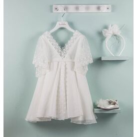 Bambolino:Paulina Βαπτιστικό ρούχο για κορίτσι 9528 - Ρούχα Βάπτισης για Κορίτσι στο Oneirokosmos