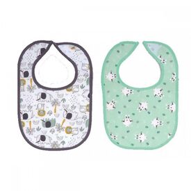 X-Treme Baby Σετ 2 Σαλιάρες Πετσέτα Με Πλαστικό Με Σκρατς 19x27cm - Σαλιάρες στο Oneirokosmos