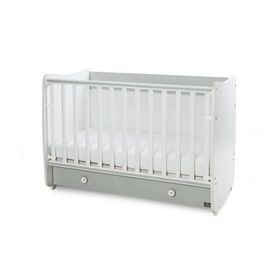 Lorelli Μετατρεπόμενο Κρεβάτι Dream White & Milky Green 60x120 10150420040A - Βρεφικά Κρεβατάκια Κούνιες Μωρού στο Oneirokosmos