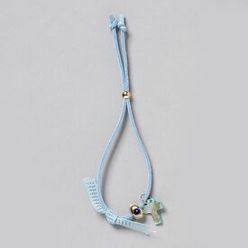 Μαρτυρικό Βάπτισης Βραχιολάκι Μ-209 Γαλάζιο (50τμχ.) - Μαρτυρικά στο Oneirokosmos