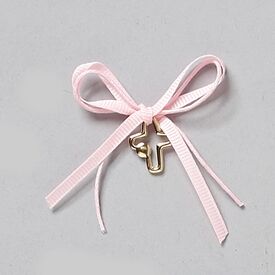 Μαρτυρικό Βάπτισης Πέτου Σταυρουδάκι με Μάτι Μ-233 Ροζ (50τμχ.) - Μαρτυρικά στο Oneirokosmos