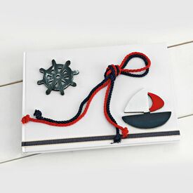 Βιβλίο Ευχών με θέμα Καράβι ΒΕ-285-115 - Ευχολόγιο Βάπτισης στο Oneirokosmos