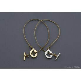 Nuovavita Μαρτυρικό Βραχιολάκι με Σταυρό NU1713 (50τμχ.) - Για Κορίτσι στο Oneirokosmos