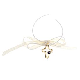 Μαρτυρικό Βάπτισης Πέτου Σταυρουδάκι με Μάτι Μ-233 Λευκό (50τμχ.) - Μαρτυρικά στο Oneirokosmos