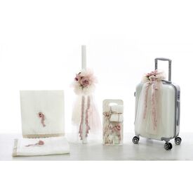 Σετ Βάπτισης με θέμα Λουλούδια ΣΔΣ-2354 - Για Κορίτσι στο Oneirokosmos