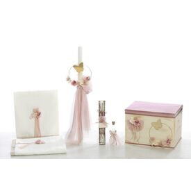 Σετ Βάπτισης με θέμα Πεταλούδα 7 τμχ. ΣΚΒ-2351 - Για Κορίτσι στο Oneirokosmos