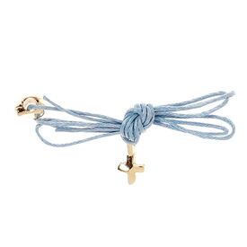 Μαρτυρικό Βάπτισης με Σταυρουδάκι για το Λαιμό Μ-315 Γαλάζιο (50τμχ.) - Μαρτυρικά στο Oneirokosmos