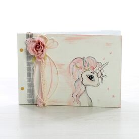 Βιβλίο Ευχών με θέμα Μονόκερος ΒΕ-2310-120 - Ευχολόγιο Βάπτισης στο Oneirokosmos