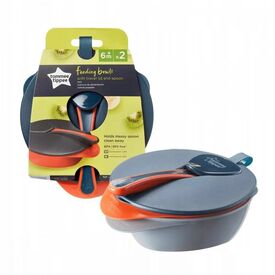 Tommee Tippee Μπωλ Φαγητού με Καπάκι και Κουτάλι Easy Scoop Bowl 2τμχ 6m+ 44671850 - Σετ Φαγητού, Μπολάκια, Πιατάκια Φαγητού στο Oneirokosmos
