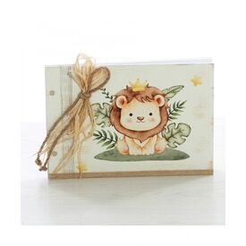 Βιβλίο Ευχών με θέμα Λιονταράκι ΒΕ-2352-115 - Ευχολόγιο Βάπτισης στο Oneirokosmos