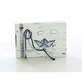 Βιβλίο Ευχών με θέμα Καραβάκι ΒΕ-2326-117 - Ευχολόγιο Βάπτισης στο Oneirokosmos