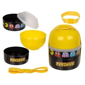 Zmart Imports Στρογγυλό Φαγητοδοχείο Pac-Man 13X10cm - Σετ Φαγητού, Μπολάκια, Πιατάκια Φαγητού στο Oneirokosmos
