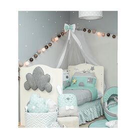 Baby Star Σετ  Προίκας Κρεβατιού 3 Τεμαχίων Sugar Family Βεραμάν 7742B - Σετ Προίκας Μωρού στο Oneirokosmos