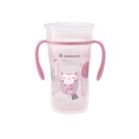 Kikka Boo Εκπαιδευτικό Ποτηράκι 360° με Λαβές Owl 31302030050 - Ποτηράκια 12μηνών + στο Oneirokosmos