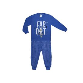 Pretty Baby Βρεφική Πιτζάμα Χειμωνιάτικη για Αγόρι Far Out Μπλε-Μαρίν  68179 - Ρούχα στο Oneirokosmos