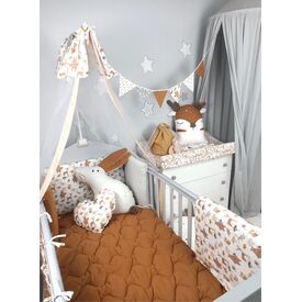 Baby Star Σετ  Προίκας Κρεβατιού 3 Τεμαχίων Forest Friends 7751 - Σετ Προίκας Μωρού στο Oneirokosmos