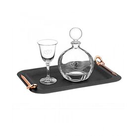 Novaker Ολοκληρωμένο Σετ Κουμπάρου με 1 Ποτήρι 317 - Αξεσουάρ Γάμου στο Oneirokosmos