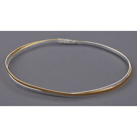 Nuovavita Στέφανα Γάμου σε Χρυσή και Ασημί Απόχρωση 7247 - Αξεσουάρ Γάμου στο Oneirokosmos