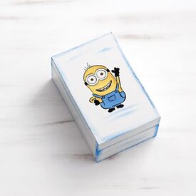 Κουτί Μαρτυρικών με θέμα Minions ΖΚΛ303 - Αξεσουάρ Βάπτισης στο Oneirokosmos