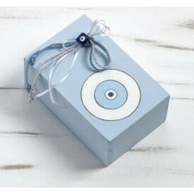 Κουτί Μαρτυρικών με θέμα Μάτι Σιελ ΖΚΛ425 - Αξεσουάρ Βάπτισης στο Oneirokosmos