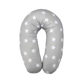 Lorelli Μαξιλάρι Θηλασμού 190cm  Ranforce Stars Grey 20810063501 - Μαξιλάρια στο Oneirokosmos