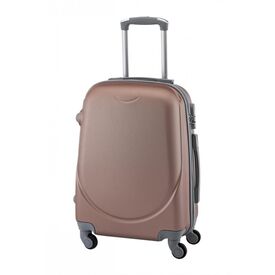 Novaker Βαλίτσα Τρόλεϊ Βαπτιστικών Ροζ Χρυσή 2218 - Κουτί Βάπτισης  στο Oneirokosmos