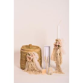 Il SorrisoΣετ Βάπτισης Λουλούδια Μακραμέ - Για Κορίτσι στο Oneirokosmos