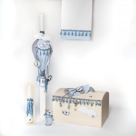 Loukia Χειροποίητο Σετ Βάπτισης Sky World για Αγόρι VAP447L - Για Αγόρι στο Oneirokosmos