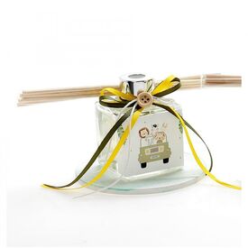 Μπομπονιέρα Βάπτισης Αρωματικό Χώρου Ζωάκια Σαφάρι  ΑΡΒ402 - Για Αγόρι στο Oneirokosmos