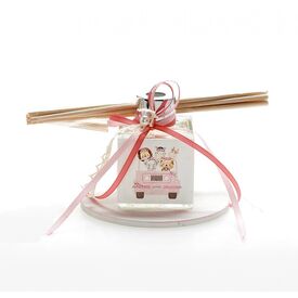 Μπομπονιέρα Βάπτισης Αρωματικό Χώρου Ζωάκια Σαφάρι ΑΡΒ414 - Για Κορίτσι στο Oneirokosmos