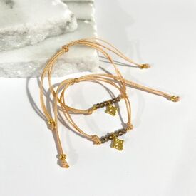 Afitexno Μαρτυρικό Βάπτισης Βραχιόλι με Επίχρυσο Σταυρό 50τεμ. 24011 - Για Κορίτσι στο Oneirokosmos