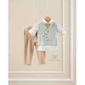 Angel Wings Βαπτιστικά Ρούχα για Αγόρι Hugo Σχέδιο 197 - Ρούχα Βάπτισης για Αγόρι στο Oneirokosmos