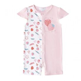 Amomi Βρεφικό Φορμάκι για Κορίτσι Strawberry Pink 21024 - Φορμάκια στο Oneirokosmos