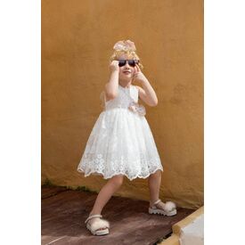 Bambolino:Eirini Βαπτιστικό ρούχο για κορίτσι 1322 - Ρούχα Βάπτισης για Κορίτσι στο Oneirokosmos