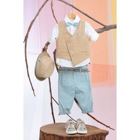 Bambolino: Ross Βαπτιστικό Ρούχο για Αγόρι 9987 - Ρούχα Βάπτισης για Αγόρι στο Oneirokosmos