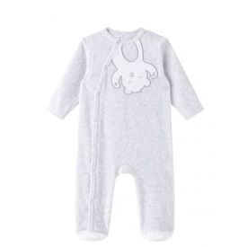 AMOMI Βρεφικό Φορμάκι Βελουτέ Γκρι - Newborm στο Oneirokosmos