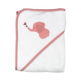 Baby Star Μπουρνούζι Τρίγωνο Elephant Λευκό 9984.Λ - Πετσέτες-Μπουρνούζια στο Oneirokosmos