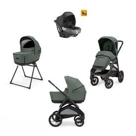 Inglesina Σύστημα Μεταφοράς Quattro Aptica XT 2025 Taiga Green με Σκελετό Black και κάθισμα αυτοκινήτου Darwin KA71S0TGG - Πολυκαρότσια, Συστήματα Μεταφοράς στο Oneirokosmos