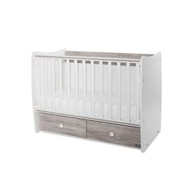 Lorelli Κρεβάτι Matrix 60x120 White & Artwood 10150600043P - Βρεφικά Κρεβατάκια Κούνιες Μωρού στο Oneirokosmos