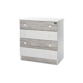Lorelli Συρταριέρα Dresser 81x50x86cm White & Artwood 10170070043A - Σιφονιέρες - Αλλαξιέρες στο Oneirokosmos