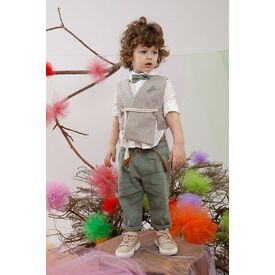 Bambolino:Matias Βαπτιστικό ρούχο για αγόρι 1454 - Ρούχα Βάπτισης για Αγόρι στο Oneirokosmos