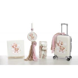 Bellissimo Σετ Βάπτισης με Θέμα Αρκουδάκι Μπαλόνια ΣΚΒ-2435 - Για Κορίτσι στο Oneirokosmos