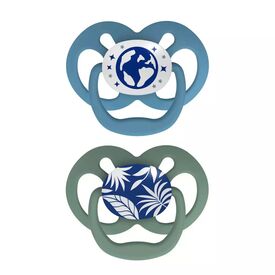 Dr.Brown's Advantage Night Σιλικόνης Πιπίλα 6-18m Blue 2τμχ PA22004 - Πιπίλες στο Oneirokosmos