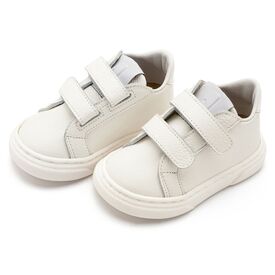 Babywalker Mονόχρωμο Σνίκερ  BW4267 Λευκό - Βαπτιστικό Παπούτσι για Αγόρι στο Oneirokosmos