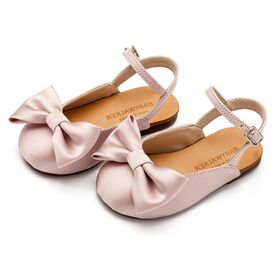 Babywalker Γαλλικό Σαμπό με Σατέν Φιόγκο  BW4855 Ροζ - Βαπτιστικό Παπούτσι για Αγόρι στο Oneirokosmos