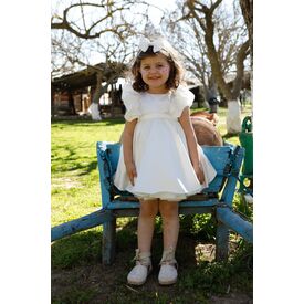 Bambolino: Matoula Βαπτιστικό ρούχο για κορίτσι 1601 - Ρούχα Βάπτισης για Κορίτσι στο Oneirokosmos