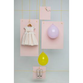 Bambolino: Vasiliki Βαπτιστικό ρούχο για κορίτσι 1615 - Ρούχα Βάπτισης για Κορίτσι στο Oneirokosmos