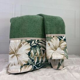 ABO Σετ Βρεφικές Πετσέτες 2τμχ Tropical Leaves  3083-830 - Πετσέτες-Μπουρνούζια στο Oneirokosmos