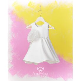 Angel Wings Βαπτιστικό Ρούχο για Κορίτσι Amelie Σχέδιο 296 - Ρούχα Βάπτισης για Κορίτσι στο Oneirokosmos