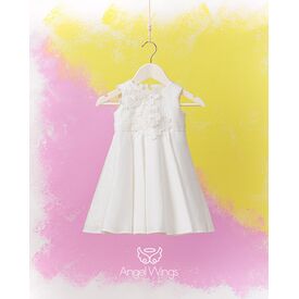 Angel Wings Βαπτιστικό Ρούχο για Κορίτσι Sofie Σχέδιο 302 - Ρούχα Βάπτισης για Κορίτσι στο Oneirokosmos